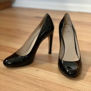 Michael Kors Black Patent Leather Pencil Heel